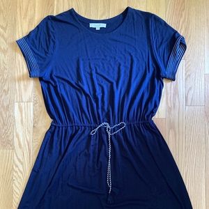 LOFT navy knit dress